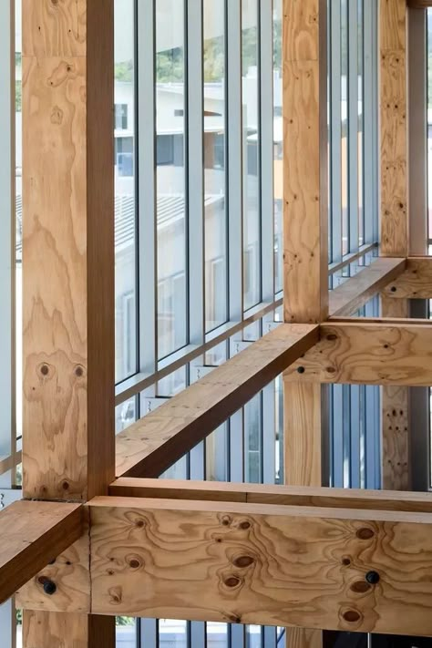 Timber Joints, Building With Wood, Mass Timber, Timber Architecture, Wooden Architecture, Archi Design, Timber Buildings, Wood Architecture, Wooden Buildings