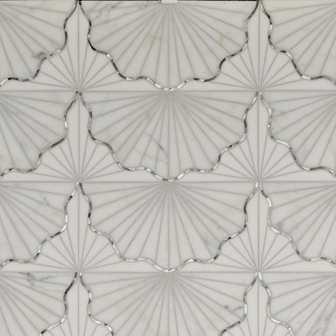 Lotus Leaf Petite - Decorative Materials Lotus Pattern Design, Marble Inlay Designs, Amit Aggarwal, Paving Pattern, Lotus Leaves, Textures And Tones, Marble Inlay, Lotus Leaf, Shower Wall