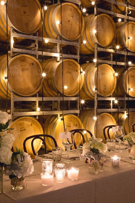 Milk Photography, Wedding Winery, Vineyard Wedding Inspiration, Winery Event, Barrel Room, Brewery Wedding, Wine Barrels, Nontraditional Wedding, Winery Wedding