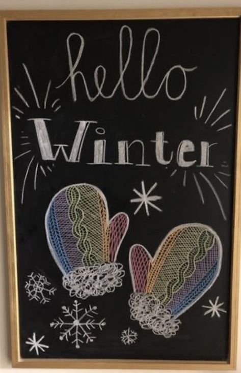 Winter Chalkboards Ideas, Seasonal Chalkboard Art, January Chalkboard Art, January Chalkboard Ideas, January Chalkboard, Chalkboard Drawing Ideas, Winter Chalkboard Art, Winter Chalkboard Ideas, Chalk Art Christmas