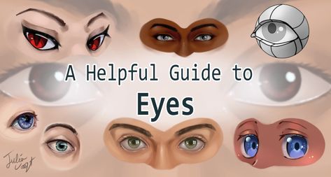 A Helpful Guide to Eyes by HeroDraws - CLIP STUDIO TIPS Drawing Guidelines, Eye Anatomy, Realistic Eye Drawing, Tree Drawings Pencil, Drawing Eye, Realistic Eye, Ipad Drawings, Art Sketches Pencil, Drawing Videos