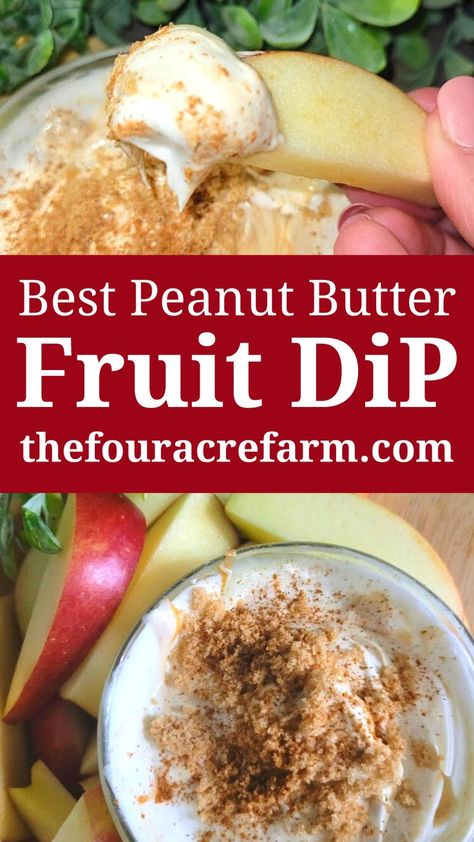 Easy Peanut Butter Fruit Dip Recipe is such a simple way to spice things up in the kitchen. I love a good recipe that I can whip up in no time. This dip is one that comes together so quick and you will likely have all the ingredients on hand. All you need is 4 ingredients to whip up this sweet dip. Powdered Sugar, Cream Cheese, Peanut Butter, and Cool Whip. | Fruit Dip | Dip | Peanut Butter | #peanutbutter #fruitdip #fruit #dip Cool Whip Fruit Dip, Peanut Butter Fruit Dip, Cream Cheese Peanut Butter, Dip For Potato Chips, Sweet Dip, Easy Dinner Desserts, Fruit Dip Recipe, Easy Fruit Dip, Butter Fruit