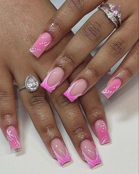 Nails With Builder Gel Design, Short Pink Nail Inspo Acrylic, Dynamic Nail Supply, Short Vacation Nails Black Women, Short Nails Design Ideas 2024, Matching Nail Sets, Short Pink Nail Designs, Tapered Square Nails Design, Y2k Valentines Nails