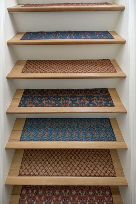 Stenciled stairs