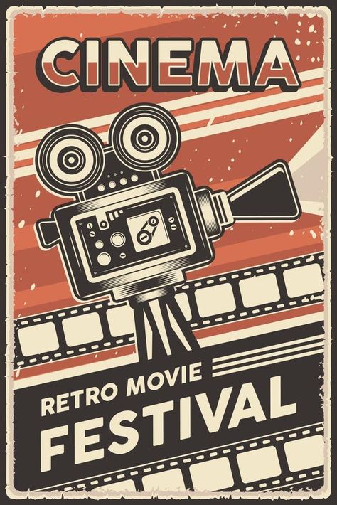 80s Vintage Poster, 80s Poster Design, Retro Background Images, Movie Festival Poster, Book Redesign, Retro Film Posters, Bakery Theme, Movie Festival, Film Festival Poster