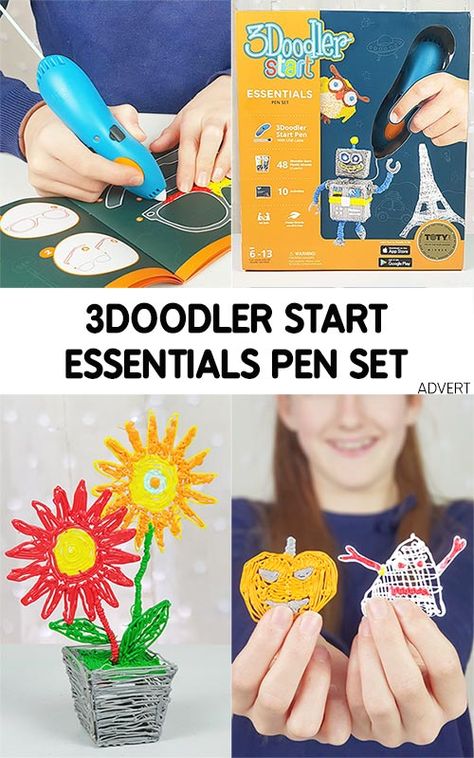 How To Use The 3Doodler Start Essentials Pen Set 3d Pen Ideas Easy, 3doodler Ideas, Soothing Recipes, 3doodler Creations, 3d Doodle Pen, Majčin Dan, 3d Doodler, 3d Pen Stencils, Pens For Drawing