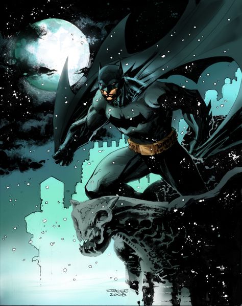 Jim Lee's Batman, Color Study by AlanStain.deviantart.com Rebirth Batman, Jim Lee Batman, Batman Detective Comics, Batman Detective, Dc Rebirth, Jim Lee, Color Study, Batman Universe, Im Batman