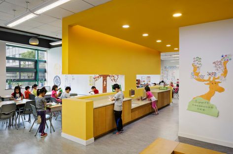 Cafeteria Design, Educational Architecture, Team Teaching, Kindergarten Interior, Classroom Interior, Chengdu China, School Interior, School Cafeteria, Education Architecture