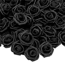 Polyethylene Foam, Black Wreath, Realistic Rose, Faux Flower Arrangements, Door Wreaths Fall, Foam Roses, Black Roses, Foam Flowers, Paper Flowers Diy