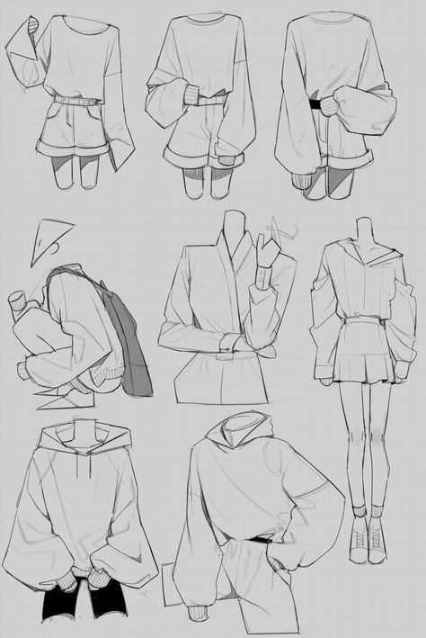 Seni Dan Kraf, Drawing Anime Clothes, Art Tools Drawing, 캐릭터 드로잉, Concept Art Drawing, Figure Drawing Reference, Anime Drawings Tutorials, Drawing Clothes, Book Art Drawings