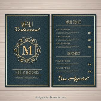 Menu Design Layout, Craft Beer Shop, Menu Vintage, Restaurant Vintage, Elegant Restaurants, Luxury Brand Names, Menu Design Template, Restaurant Menu Template, Wedding Logo Monogram