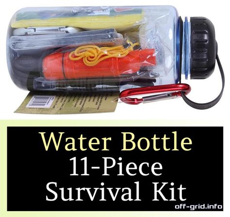 Rothco Water Bottle Survival Kit 11-Piece Emergency Camp & Prepper Kit – Off-Grid Water Bottle Emergency Kit, Water Bottle Survival Kit, Altoid Survival Kit, Emergency Candle Kit, Diy Survival Kits, Survival Sewing Kit, Summer Survival Kit, 72 Hour Emergency Kit, Emergency Candles