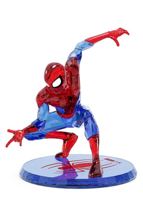 Spiderman collectibles from Swarovski’s collaboration with Marvel. Image Credits – Swarovski Dynamic Action, Marvel Figure, Disney Infinity, Character Collection, Crystal Figurines, Marvel X, Marvel Fan, Captain Marvel, Iconic Characters