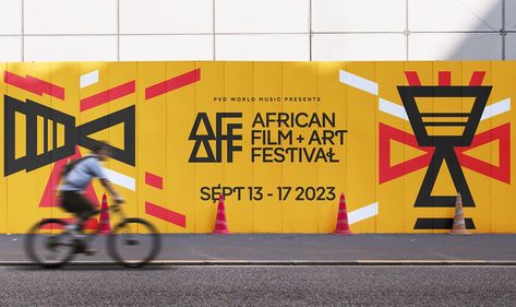 African Film & Art Festival 2023 Branding :: Behance Sounds Of Music, Festival Branding, Festival 2023, Flyer Design Inspiration, Event Branding, African Music, House Cleaning Services, African Diaspora, Film Art