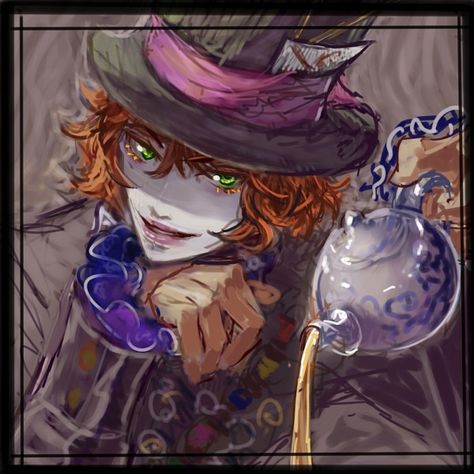 Tarrant Hightopp AKA The Mad Hatter. Mad Hatter Anime, Mad Hatter Drawing, Mad Hatter Character, Tarrant Hightopp, Alice In Wonderland 2010, Alice In Wonderland Fanart, Alice In Wonderland Artwork, Alice In Wonderland Drawings, Alice In Wonderland Illustrations