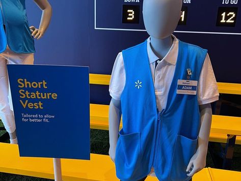 Walmart Employee Outfit, Cashier Outfit, Walmart Uniform, Walmart Vest, Pharmacy Uniform, Employee Outfit, Working At Walmart, Store Uniform, Outfit With Vest