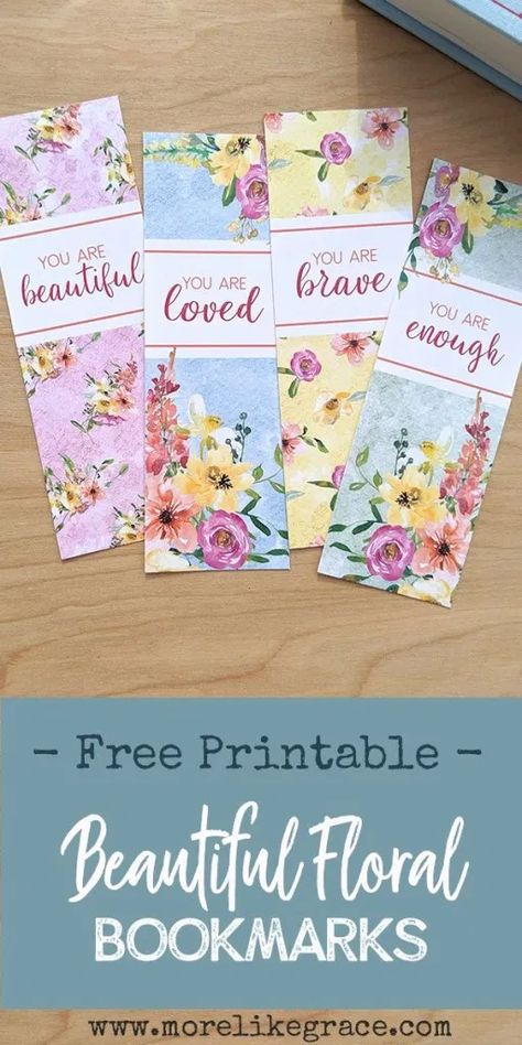 Bookmarks Free Printable, Book Club Ideas, Floral Bookmarks, Free Printable Bookmarks, Bible Bookmark, Creative Bookmarks, Encouragement Gift, Surprises For Her, Women's Ministry