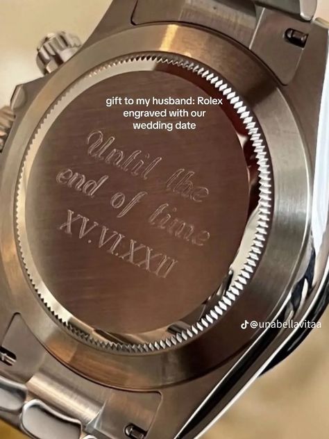 Watch Engraving Ideas, Engraving Ideas, Watch Engraving, Dream Watches, Future Life, Our Wedding, Dream Wedding, I Am Awesome, Gifts