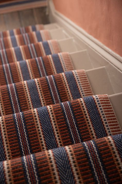 Chelsea Ember - Roger Oates Design Roger Oates, Stair Runner, Herringbone, Chelsea, Pattern, Design, Chelsea Fc