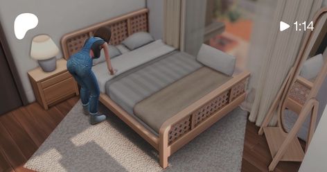 Make the bed Mod | SMALL MODS | UTOPYA_cc Sims 4 Functional Bed Cc, Sims 4 Cc Furniture Functional Bed, Ts4 Bed Frame Cc, Sims 4 Cute Bed Cc, Loading Screens Sims 4, Sims 4 Single Bed Cc, Sims 4 Cc Bed Frame And Mattress, Pretty Sims, Make The Bed