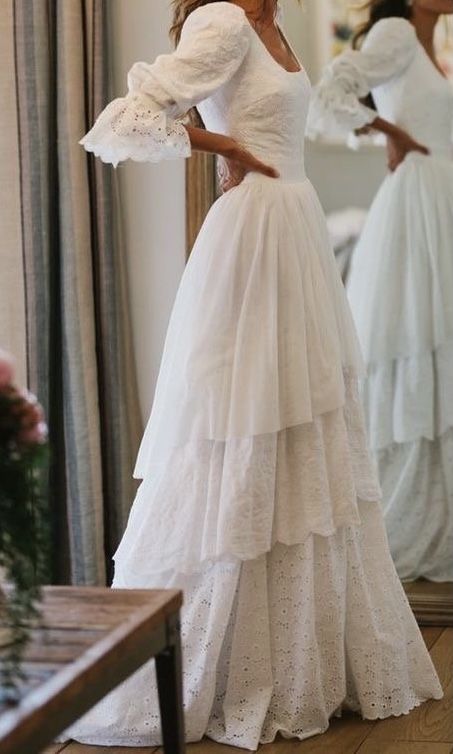 Eyelet Wedding Dress, Sewing Wedding Dress, Modest Summer Dresses, Summer Black Dress, Machine Sewing, Black Wedding Dresses, Wedding Dress Sleeves, Wedding Dresses Romantic, Mode Inspo