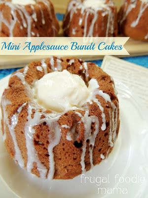 Frugal Foodie Mama: Cinnamon-Sugar Apple Butter Donuts Bundy Cake, Spiced Apple Butter, Mini Bundt Cakes Recipes, Mini Bundt, Applesauce Cake, Mini Bundt Cakes, Heirloom Recipes, Light Desserts, Bundt Cakes Recipes