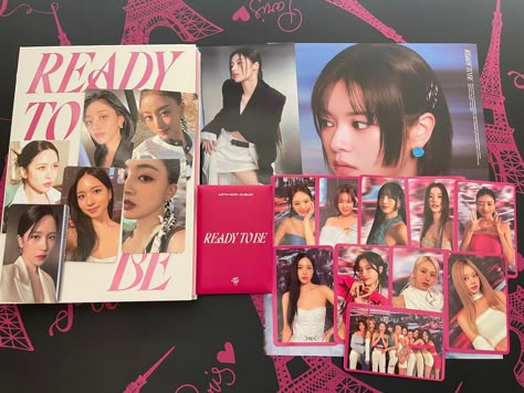 twice album unboxing video is up, pls go check out the full vid over on yt!!💜 #kpop #twice #readytobe #twiceunboxing #albumunboxing #kpopunboxing #unboxing #lovelymagicshop Twice Album Unboxing, Kpop Album Unboxing, Kpop Album Collection, Kpop Unboxing, K Pop Albums, Album Merch, Manifesting Board, Album Kpop, Twice Album