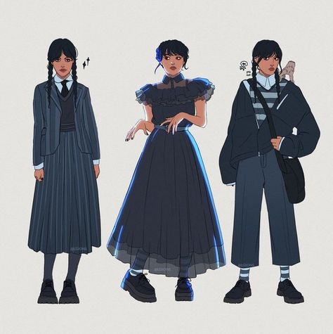 Tim Burton Animation, Wednesday Addams Outfit, Wednesday Outfit, Percy Hynes White, Wednesday Movie, Addams Family Wednesday, Tim Burton Style, The Addams Family, Horror Themes