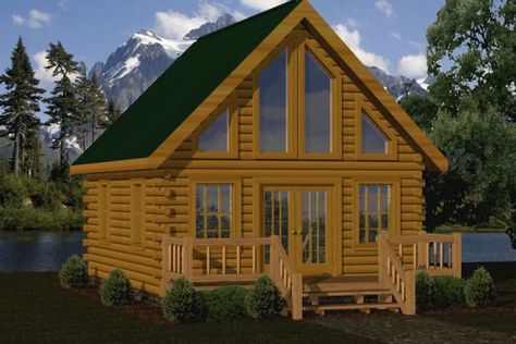 Small Log Cabin Plans, Prefab Cabin Kits, Small Log Cabin Kits, Prefab Log Cabins, Diy Log Cabin, Log Cabin House, Log Cabin Plans, Log Cabin Floor Plans, Small Cabin Plans