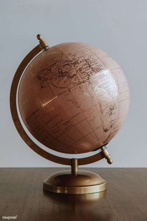 Pink globe sphere in a room | free image by rawpixel.com / Teddy Rawpixel Globe Aesthetic, Geography Aesthetic, Pink Globe, Globe Drawing, 21st Birthday Sign, Desk Globe, Creative School Project Ideas, Network Icon, Map World