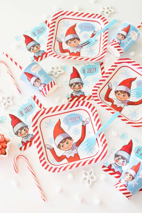 Throw an Elf on the Shelf Party for the kids! Elf On The Shelf Party, Elf On The Shelf Birthday, Elf Themed Christmas Party, Birthday Elf, Elf Party, Christmas Party Planning, Farewell Party, Birthday Traditions, Elf Fun