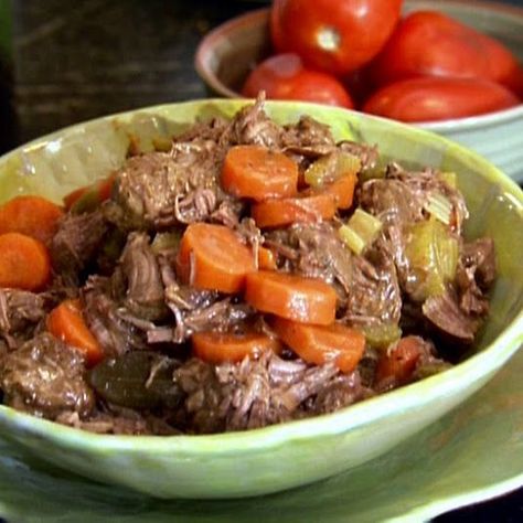 Old-Time Beef Stew - Paula Deen Beef Stew Food Network, Paula Deen Beef Stew, Old Time Beef Stew, Bariatric Meals, Wls Recipes, Paula Dean, Bariatric Food, Paula Deen Recipes, Sleeve Surgery