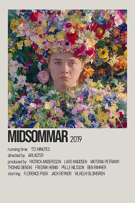 Midsommar Midsommar Movie Poster, Netflix Subscription, Iconic Movie Posters, Film Posters Minimalist, Polaroid Poster, Minimalist Movie Poster, Minimal Movie Posters, Movie Prints, Polaroid Pictures