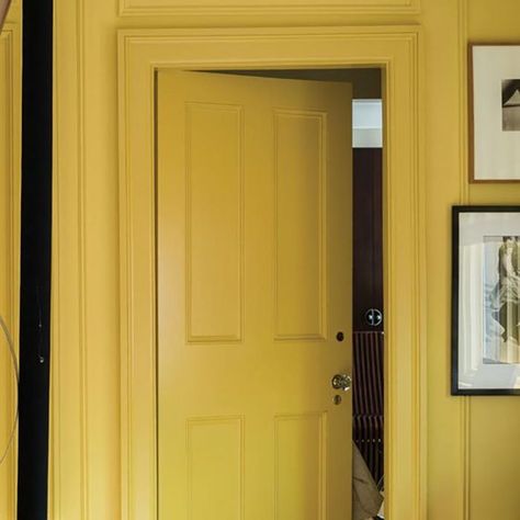 9 Best Interior Paint Colors | The Family Handyman Cool Yellow Paint Colors, Yellow Wall Color, Yellow Painted Hallways, Perfect Yellow Paint Color, Historic Yellow Paint Colors, Marigold Yellow Paint, Orange Painted Furniture, Porter Paint, Yellow Paint Colors