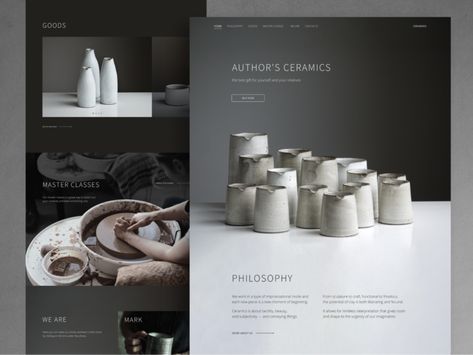 Food Web Design, Ui Design Website, Portfolio Book, Ceramic Shop, Zero Waste Lifestyle, Book Design Layout, Web Layout Design, Catalog Design, Website Inspiration