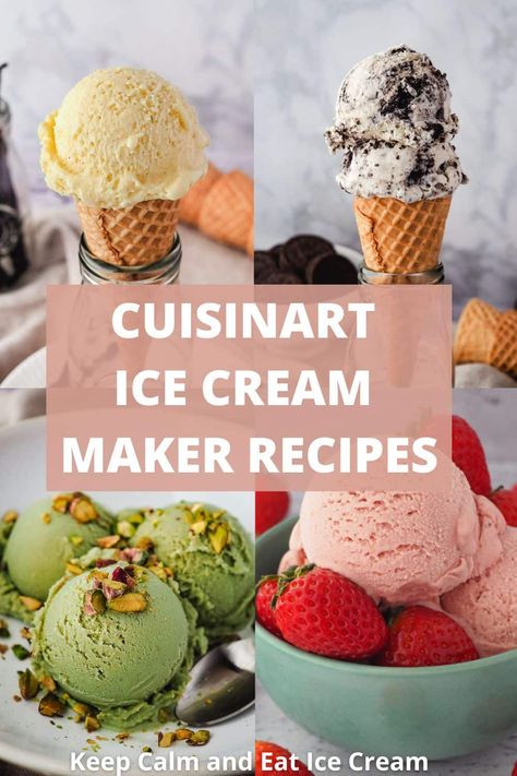 Discover the delicious world of homemade ice cream with these Cuisinart Ice Cream Maker recipes – from classics to unique flavors you can make at home! Cuisinart Ice Cream Maker Recipes Easy, Cuisinart Ice Cream Recipes, Cuisinart Ice Cream Maker Recipes, Homemade Ice Cream Recipes Machine, Unique Ice Cream Flavors, Ice Cream Recipes Machine, Cuisinart Ice Cream Maker, Cuisinart Ice Cream, Artisan Ice Cream