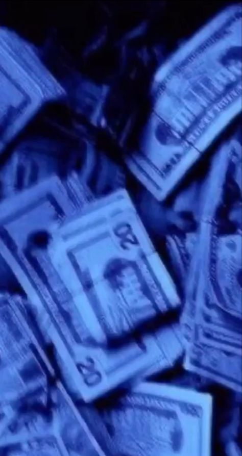 Dark Blue Aesthetic Money, Blue Casino Aesthetic, Blue Money Aesthetic Wallpaper, Blue Boujee Aesthetic, Blue Money Aesthetic, Dark Blue Aethstetic, Yelan Aesthetic, Black And Blue Aesthetic, Royal Blue Aesthetic