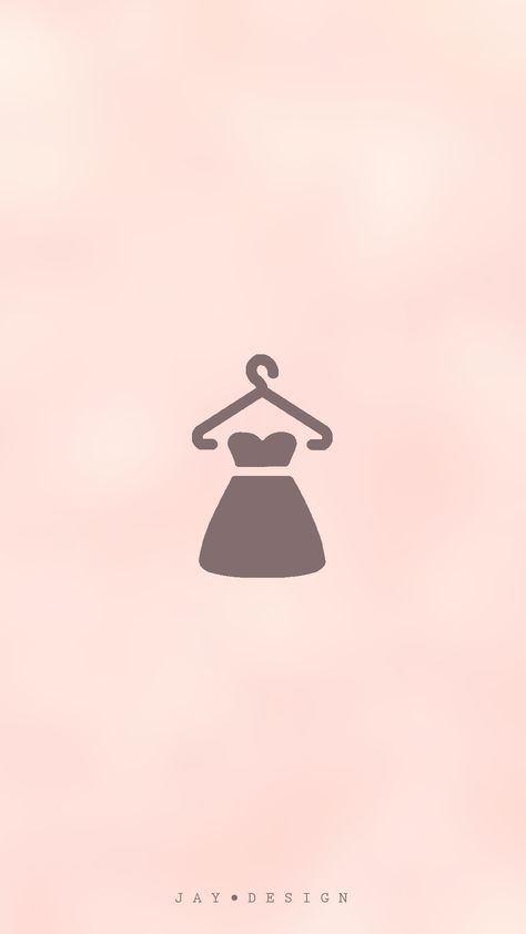 Fashion Icons Logo, Outfit Icon Instagram Highlight, Clothes Icon Instagram Highlight, Clothes Icon Logo, Shopping Icon Aesthetic, Background Highlight Instagram, Clothes Icon, Hanger Logo, Logo Online Shop