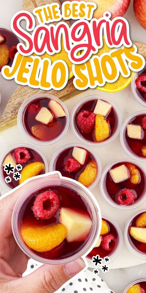 Sangria Jello Shots, Jell-o Shot Recipes, Fancy Jello Shots, Raspberry Jello Shots, Tequila Jello Shots, Black Cherry Jello, Watermelon Jello Shots, Easy Jello Shots, Best Jello Shots