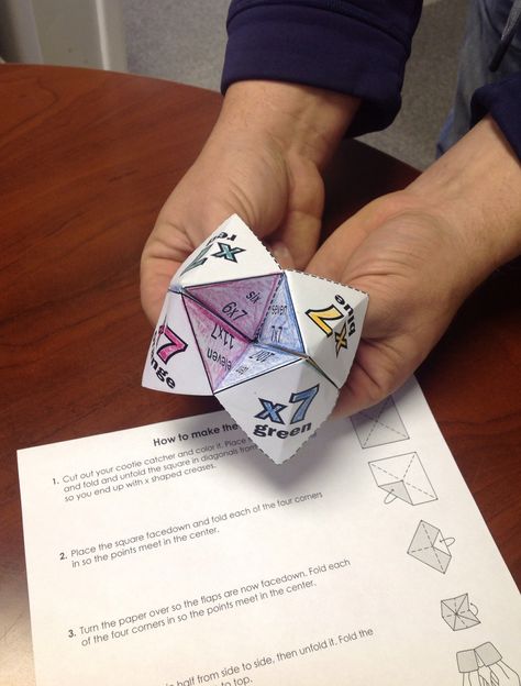 Students will love learning with our origami cootie catchers a.k.a fortune tellers! Cootie Catcher, Differently Abled, Fortune Tellers, Holistic Education, Super Teacher, Spelling Lists, Teachers Aide, Make Learning Fun, Love Learning