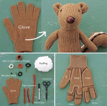 Image Tutorial | Lost Glove into Chipmunk Softie Green Magazine, Fabric Pen, Cool Art Projects, Sock Animals, Diy Recycle, Crafty Craft, Chipmunks, Crafts To Do, Softies