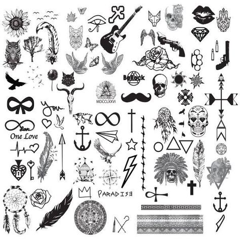 5x5 Tattoo, 5x5 Tattoo Ideas, Tattoo Main, Petit Tattoo, Mom Tattoo Designs, Flash Tattoo Designs, Doodle Tattoo, Stick N Poke, Tattoo Design Book