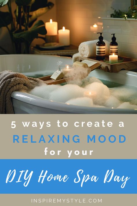 Create a serene DIY home spa atmosphere with our easy tips for setting the perfect mood Diy Home Spa, Face Massage Anti Aging, Home Spa Day, Diy Turmeric Face Mask, Diy Spa Day, Diy Body Scrub, Detox Drinks Recipes, Face Exercises, Spa Day At Home