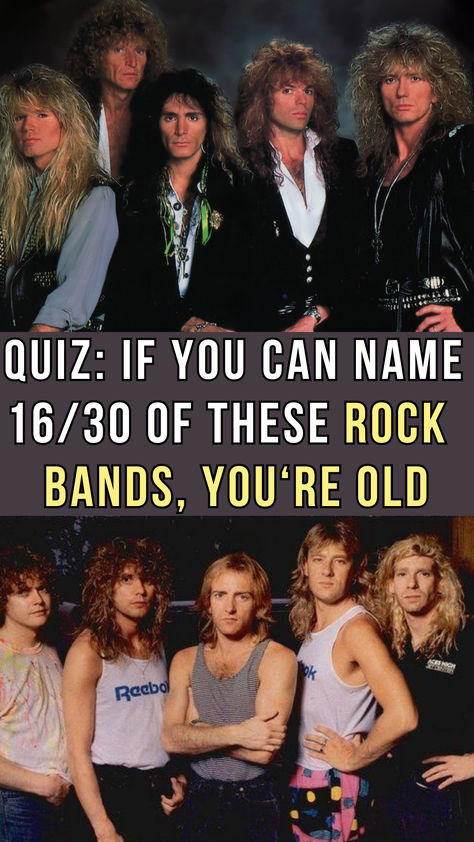 If You Can Name 16/30 Of These 80s Bands, You Are A True Rocker Canned Heat Band, Rockstars In The 80s, 80’s Rocker, 80s Rock Aesthetic, Famous Groupies, 80 Bands, 80s Rock Magazine, 80s Groupie, 70s Rock Music