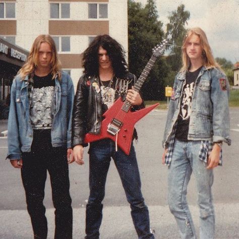 80s Thrash Metal, Thrash Metal Style, Metal Outfit, Band Camp, Battle Jacket, Band Photos, Old Photographs, Thrash Metal, Metal Style