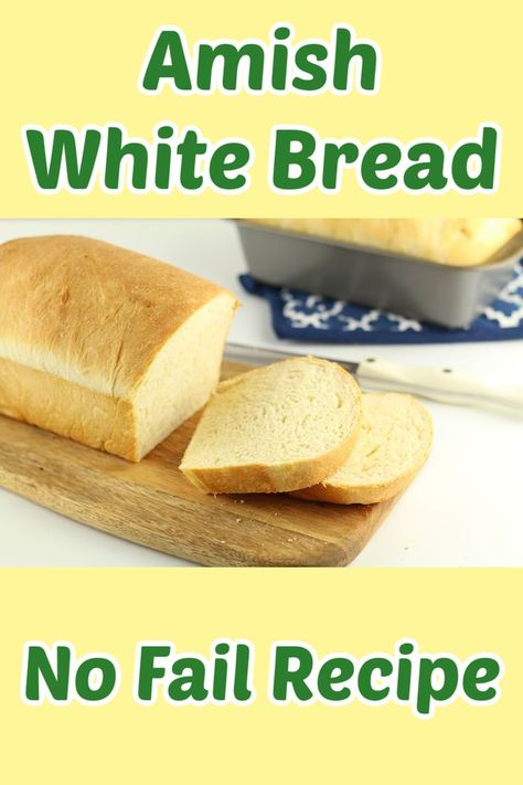 A no fail recipe for the very best tender, fluffy white sandwich loaf bread with a slightly sweet taste. Use your Instant Pot to proof the dough to speed up the process. White Bread Recipe Homemade, Homestead Urban, Homesteading Urban, Quick Homemade Bread, Amish White Bread Recipe, Amish Bread Recipes, Healthy Homemade Bread, Best Homemade Bread, Homestead Skills