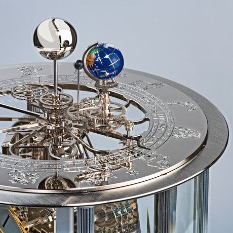 Hermle - Sophisticated Clocks - Touch of Modern Earth Around The Sun, Astronomical Clock, Clock Gears, Mechanical Clock, Zodiac Rings, Sundials, Art Watch, Grandfather Clock, Table Clock