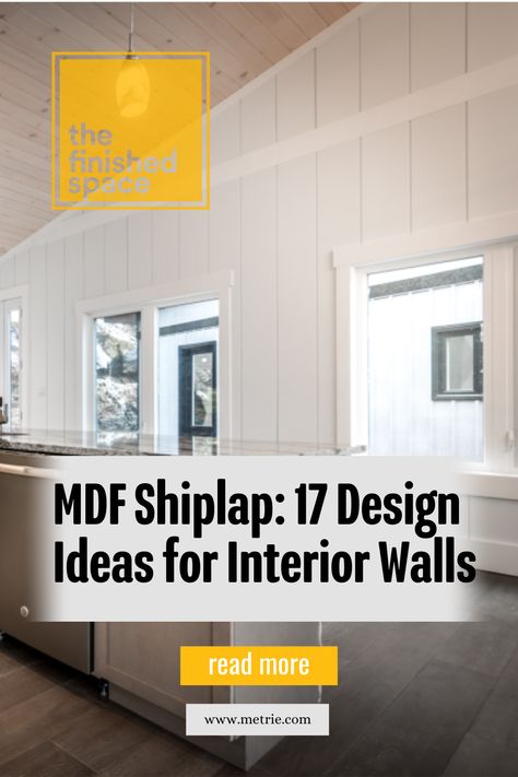 Are you ready to add a touch of rustic charm to your home? MDF shiplap is a versatile material that can be used to create stunning accent walls in any room. Different Types Of Shiplap Walls, Shiplap Going Up The Stairs, Farmhouse Interior Walls, Shiplap And Beadboard Walls, T1 11 Siding Interior Walls, Vertical Shiplap Wall Living Room, Shiplap Basement Walls, Coastal Shiplap Wall, Shiplap Wall Kitchen