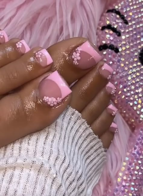 Toe Nails Ideas, Toe Nail Ideas, Pink Toe Nails, Simple Toe Nails, Toe Nail Design, Pedicure Designs Toenails, Sanrio Aesthetic, Toes Nails, Toenail Designs