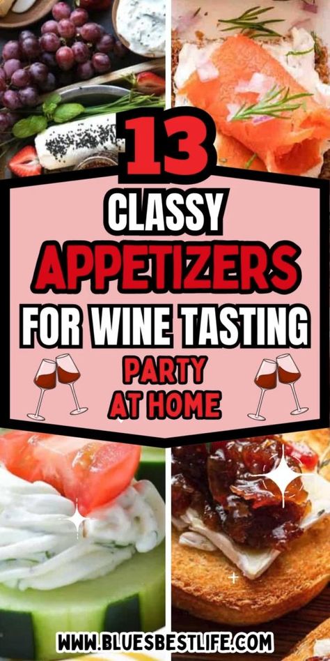 A collection of appetizers for a wine tasting.